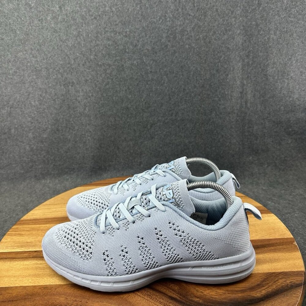 APL TechLoom PRO Womens Sz 9.5 Frozen Ice Blue Knit Athletic Running Sneaker - Picture 5 of 11